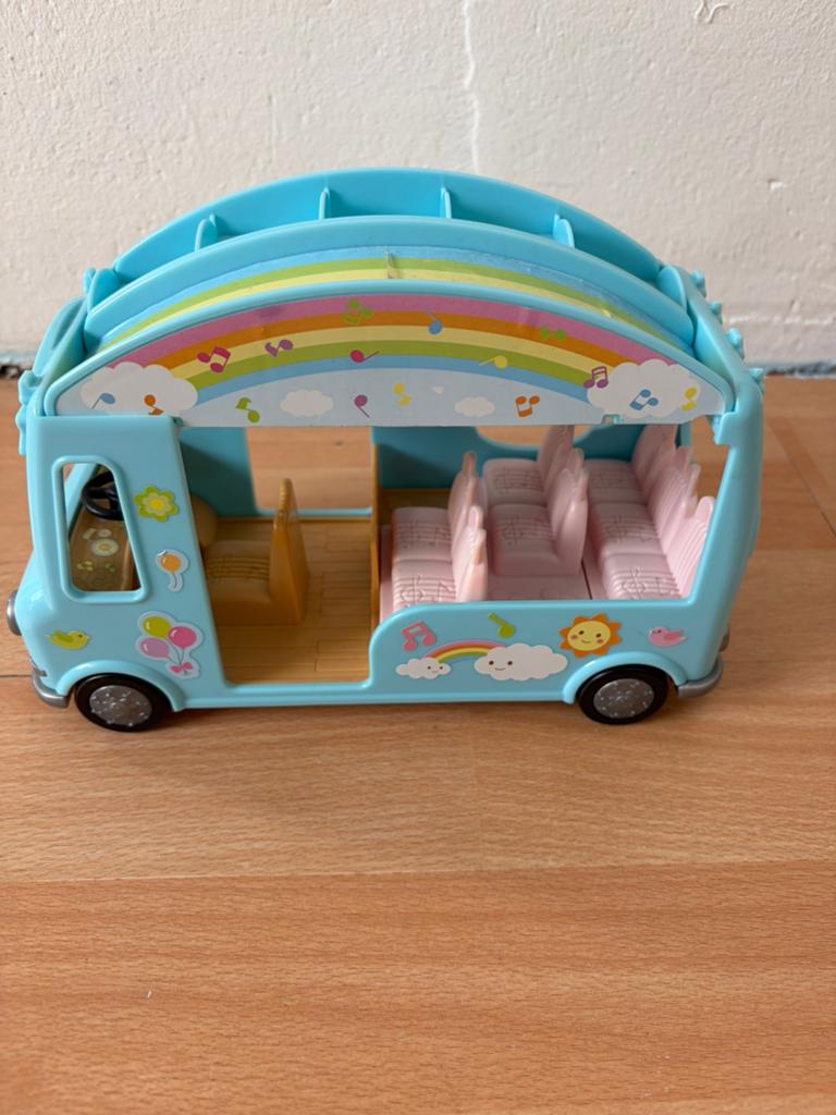 Sylvanian families 5317 regenboog babybus, Ophalen of Verzenden, Zo goed als nieuw, Overige typen
