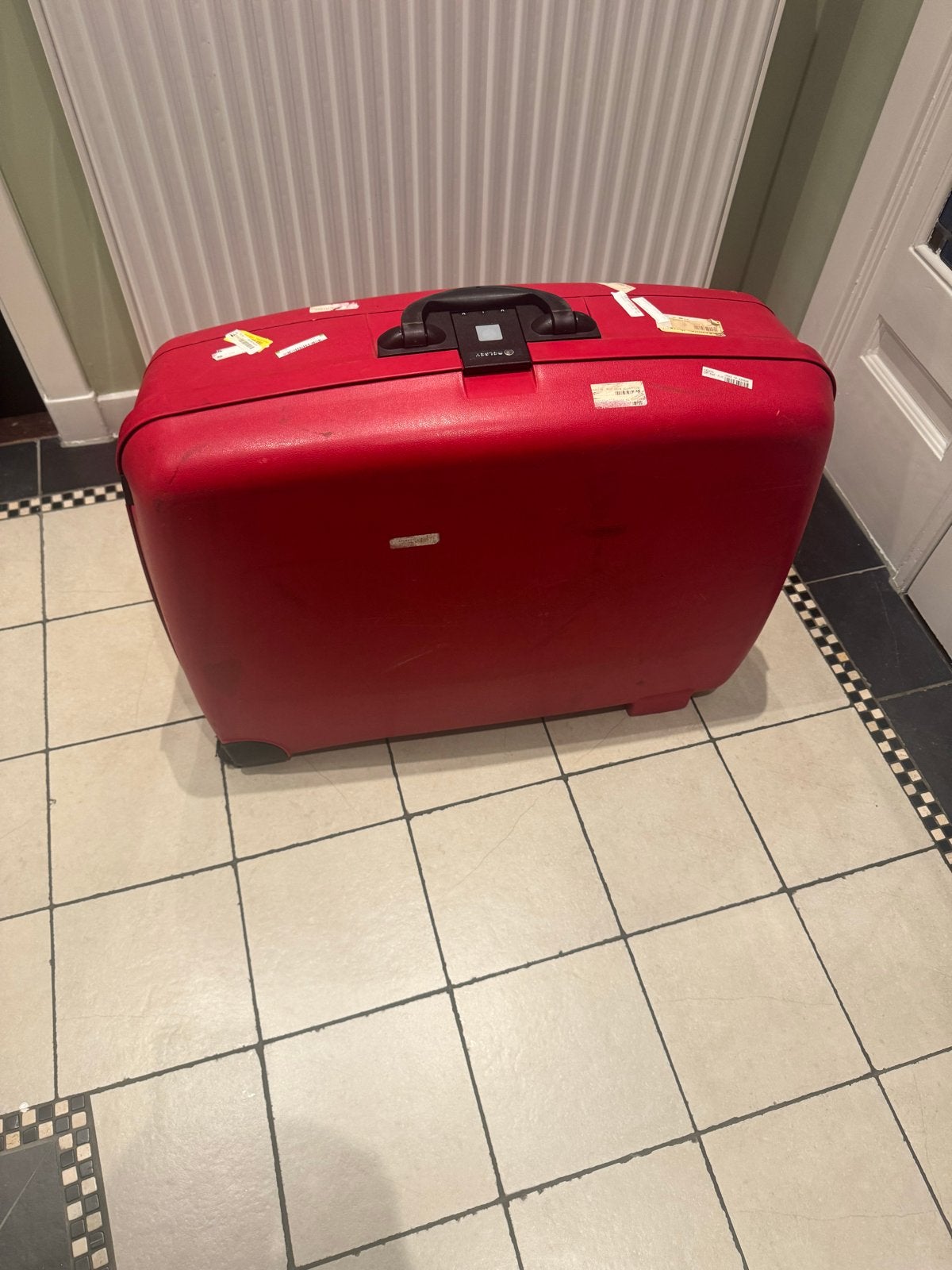 Koffer, Gebruikt, Hard kunststof, 35 tot 45 cm, Wieltjes