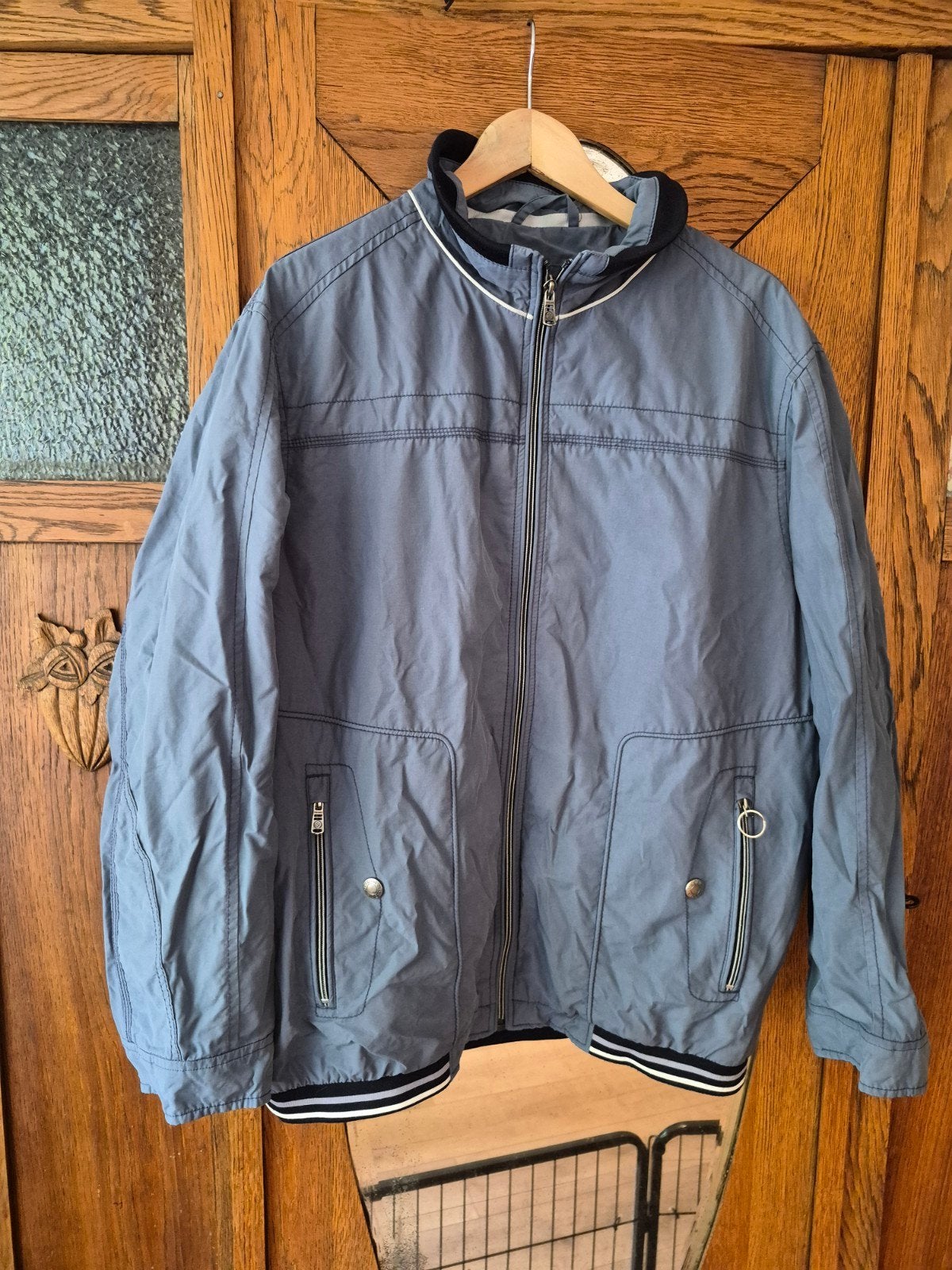 heren jack xxl, Ophalen of Verzenden, Zo goed als nieuw, Overige maten, Blauw