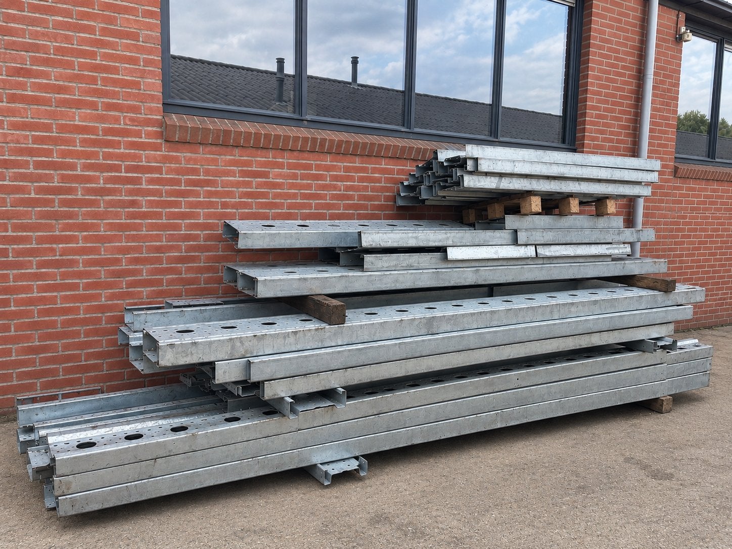 Bosal Entresolvloer 150-200 m2 met stalen trap, Ophalen