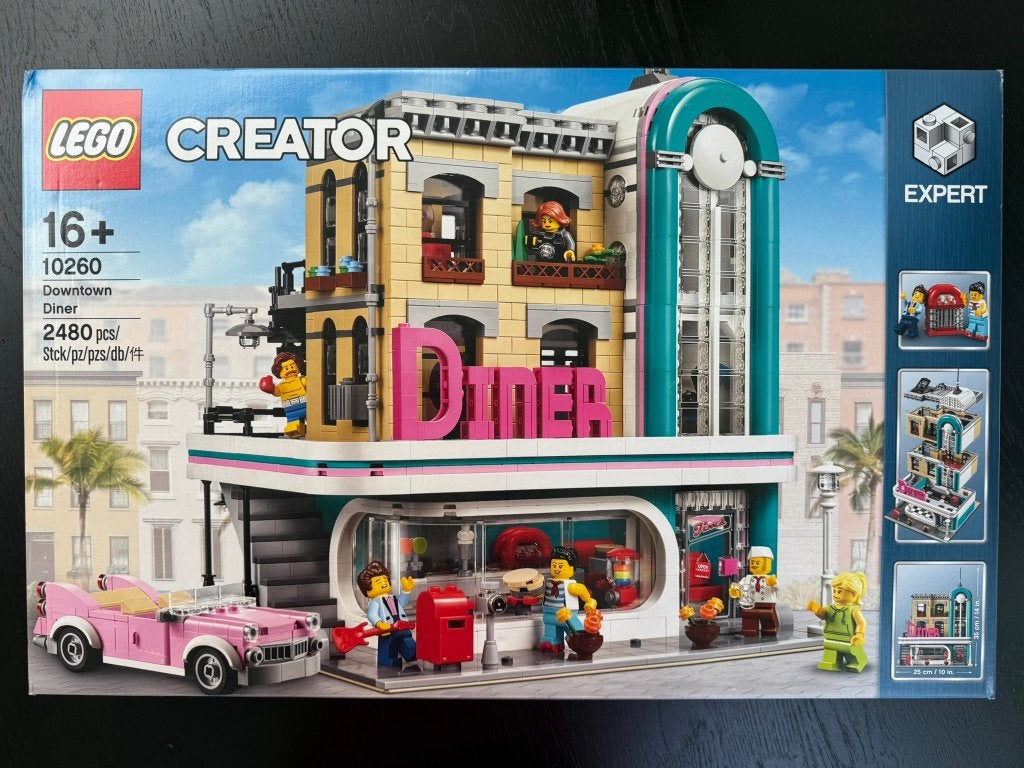 LEGO 10260 Downtown Diner - Nieuw/MISB - Modulars, Inclusief accessoires, Overige thema's, Lego, Nieuw
