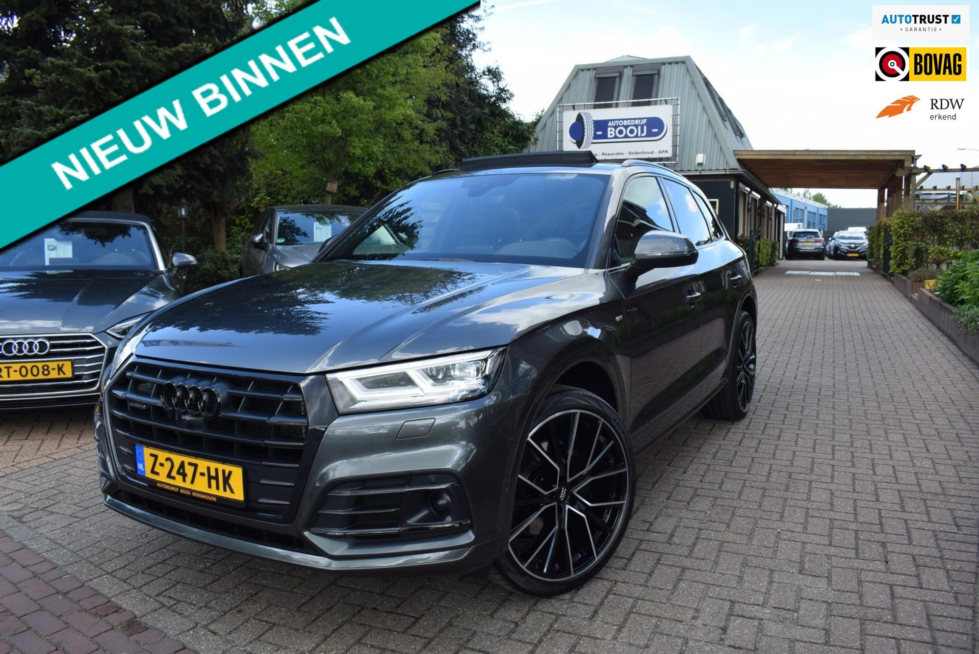 Audi Q5 55 TFSI e quattro Competition S-LINE PANO-DAK/LEDER/, Auto's, Automaat, Dealer onderhouden, 4 cilinders, Bedrijf