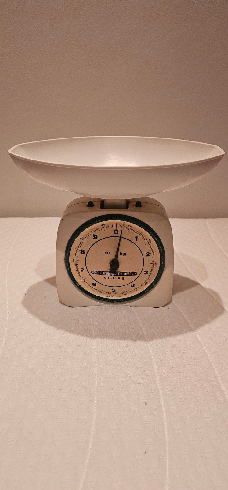 Vintage Krups Keukenweegschaal - Analoog, tot 10 kg, Witgoed en Apparatuur, Ophalen, Keukenweegschaal, Analoog, 500 gram of grover
