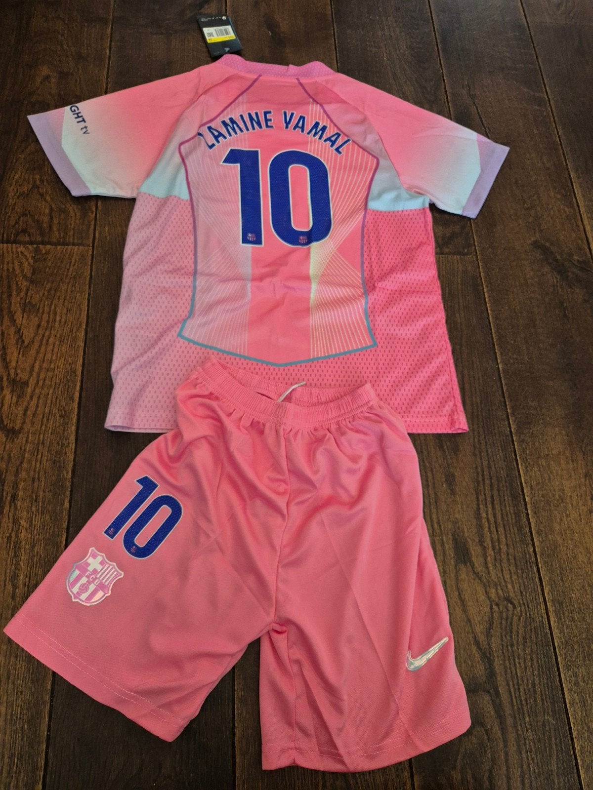 Barcelona voetbalsetje Lamine Yamal - Maat 140 t/m 164, ., Nieuw, Ophalen of Verzenden, .