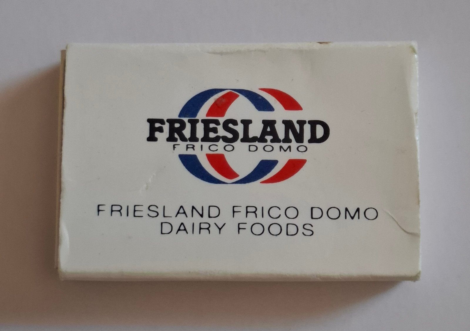 Oud luciferdoosje Friesland Frico Domo - Vintage lucifers, Verzamelen, Ophalen of Verzenden, Gebruikt, Luciferdoosjes of -merken