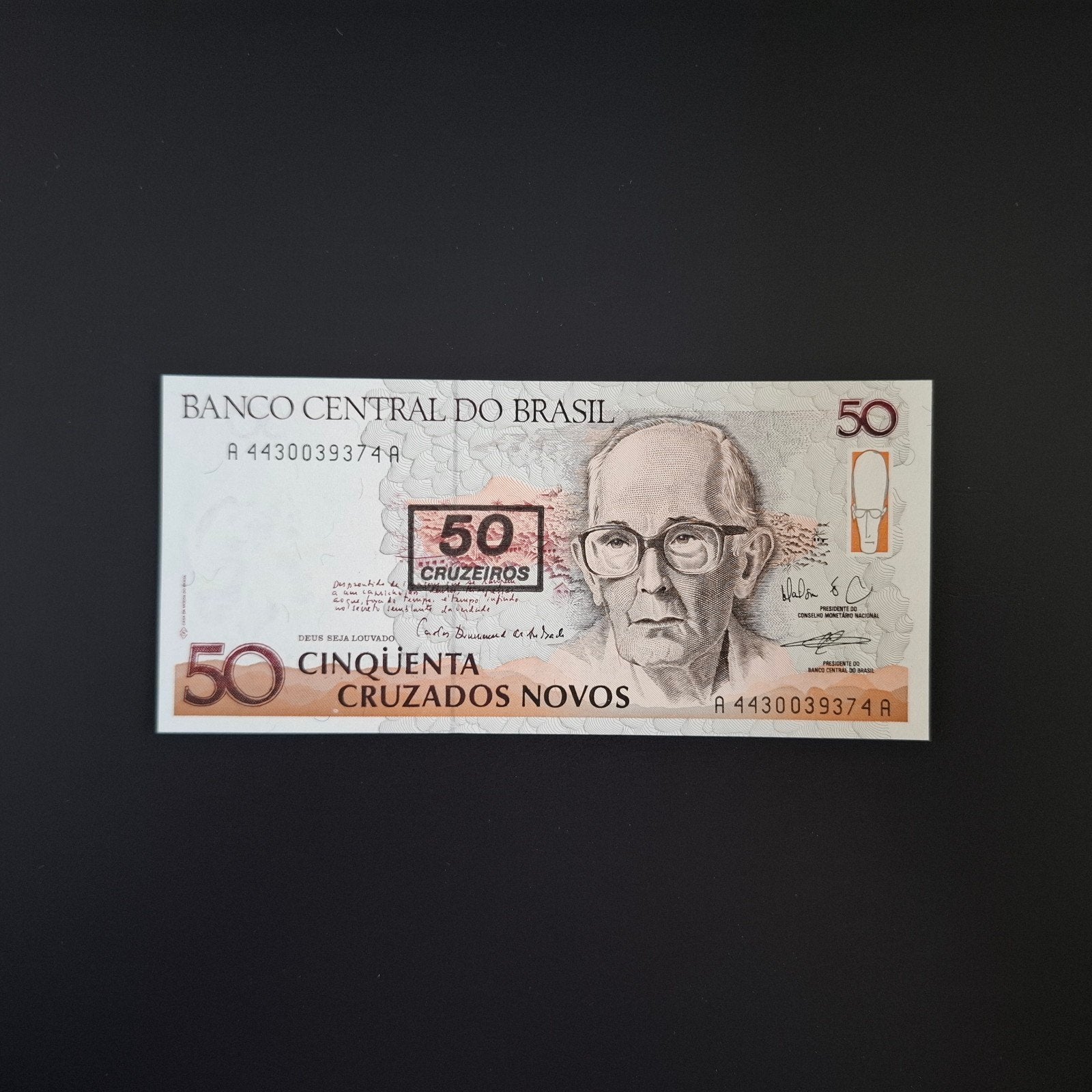 50 cruzado Brazilië #013, Ophalen of Verzenden, Zuid-Amerika, Los biljet