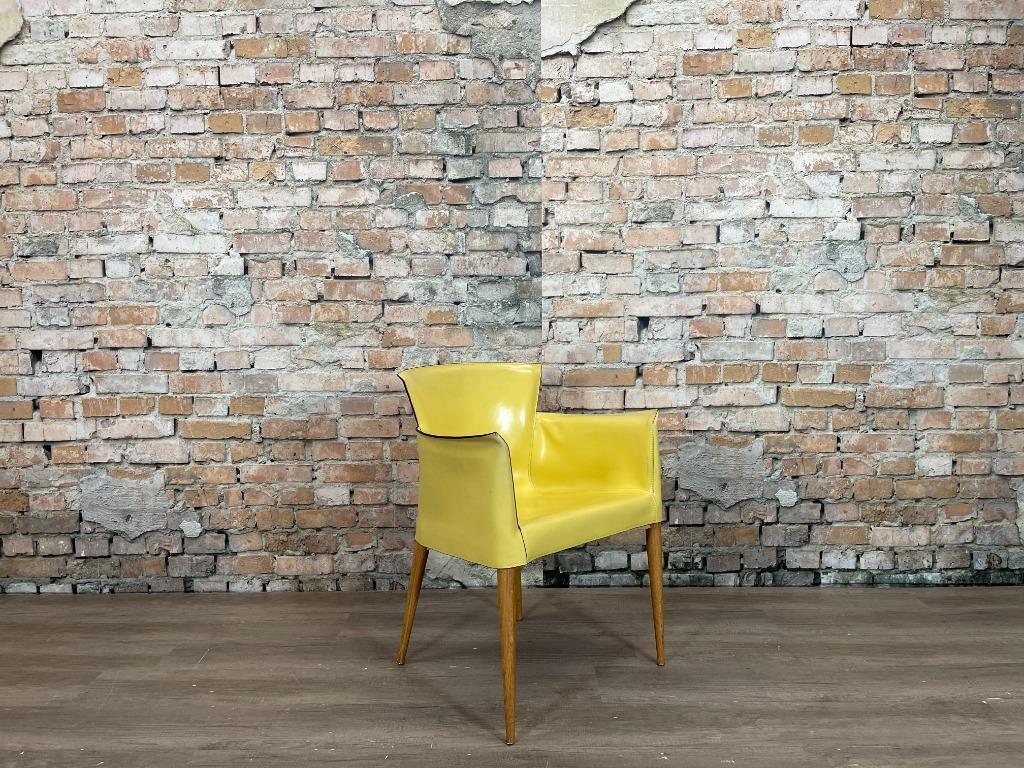 Matteo Grassi Vela citroengeel bij TheReSales, Huis en Inrichting, Stoelen, Twee, Overige kleuren, Ophalen of Verzenden, Zo goed als nieuw