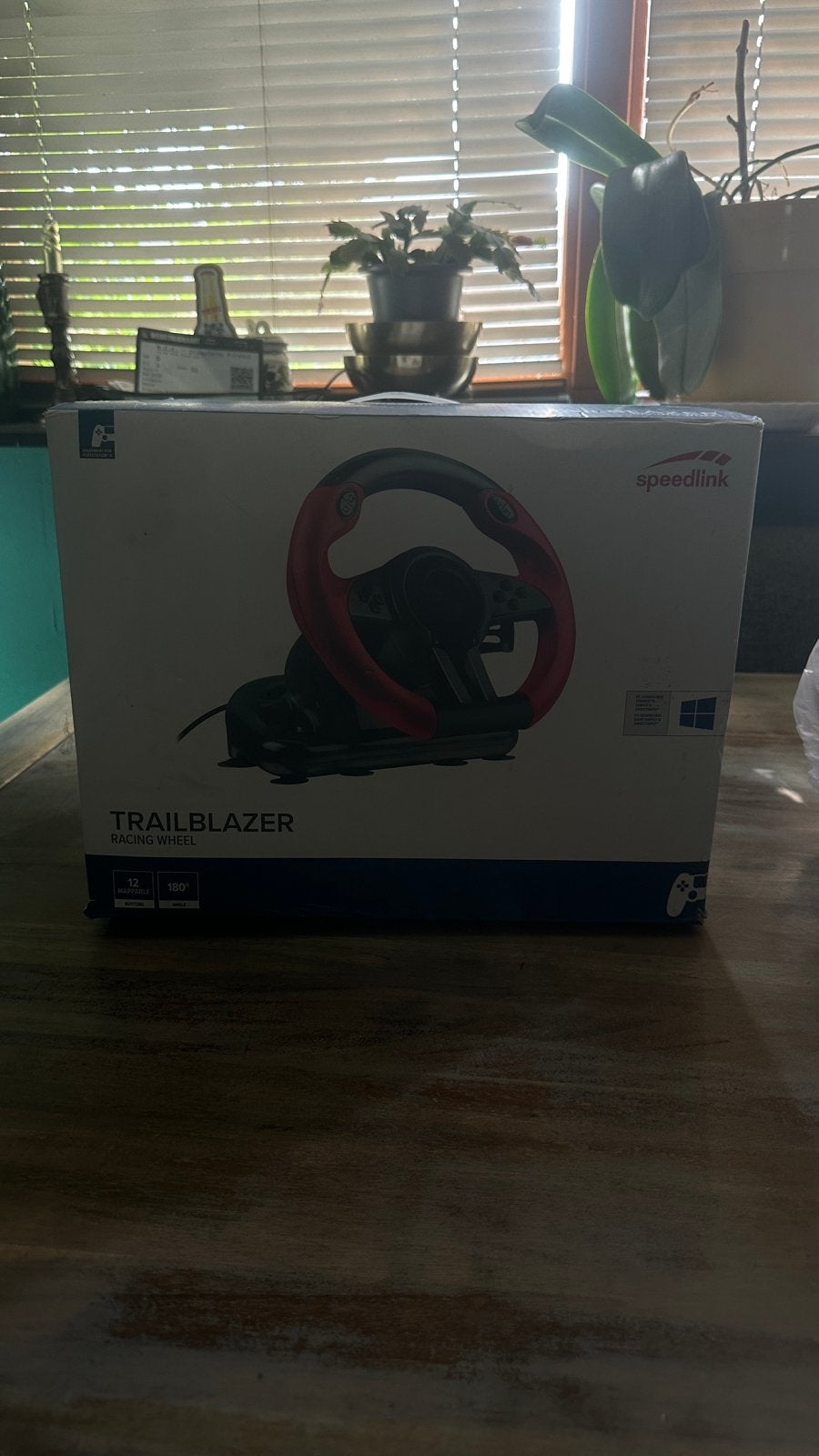 Speedlink Trailblazer Racing stuur, Speedlink, Racestuur, Zo goed als nieuw, PlayStation