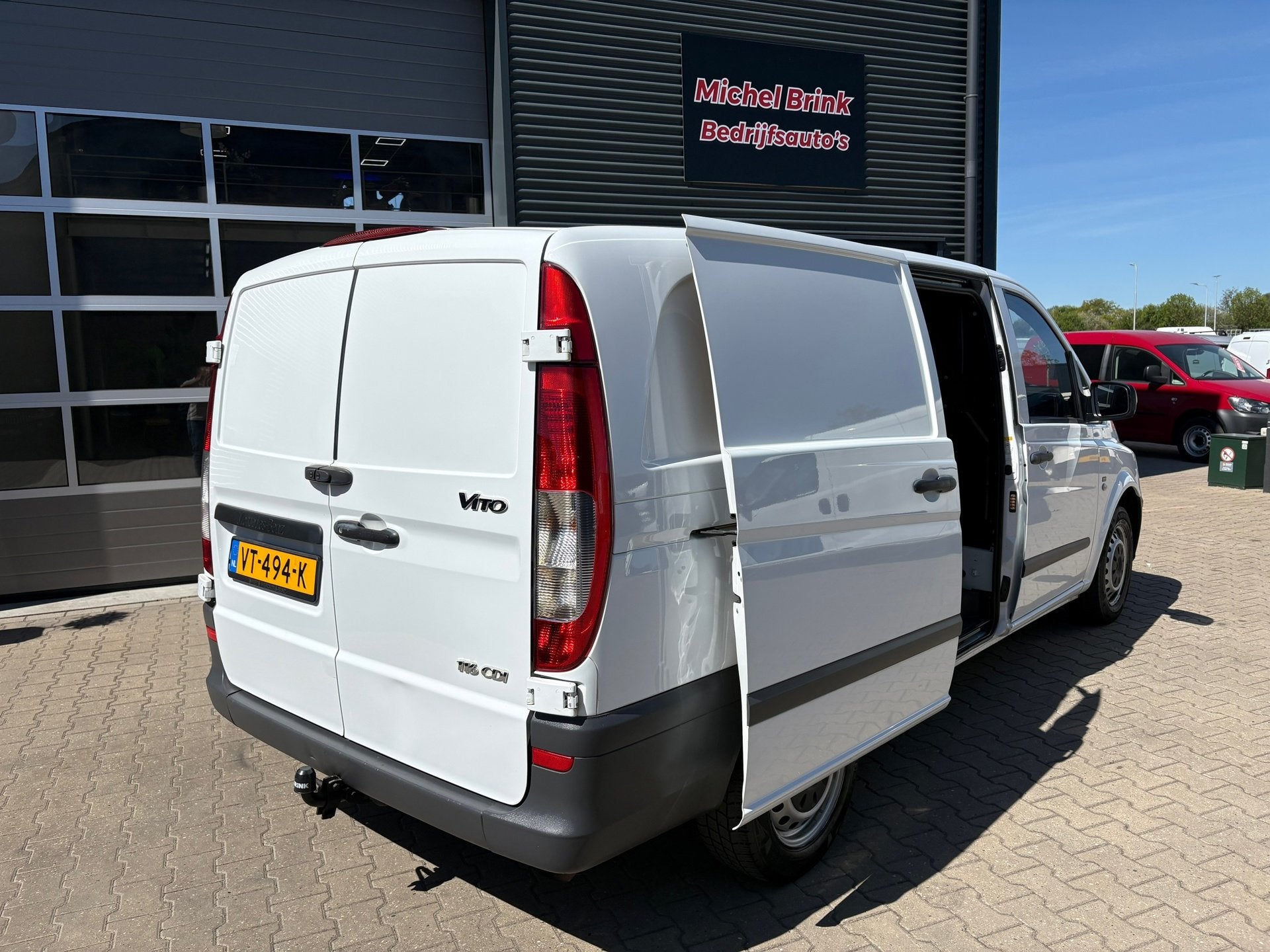 Mercedes-Benz Vito 116 CDI 320 163 Pk 3 Zits, Auto's, 13 km/l, Euro 5, Gebruikt, Zwart
