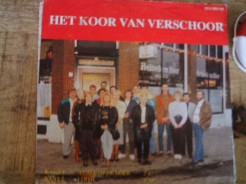 koor van verschoor - 't cafe op de hoek  22jun, Fotohoes, Ophalen of Verzenden, Zo goed als nieuw, Nederlandstalig