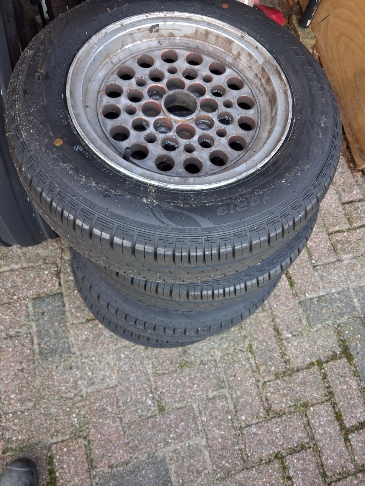 4 nieuwe banden met velg 13 inch, Ophalen, Nieuw