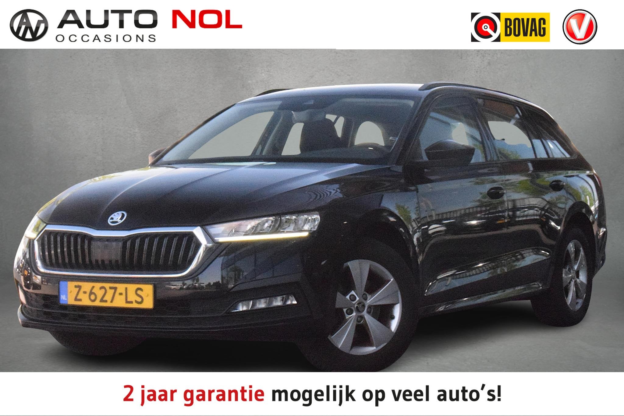 Skoda Octavia Combi 1.0 TSI Business Edition | Apple CarPlay, Auto's, Stof, Gebruikt, Parkeersensor, Zwart