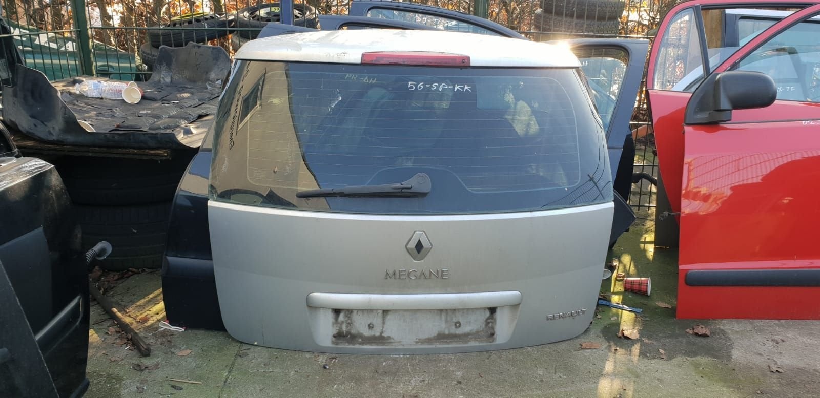 RENAULT MÉGANE STATION ACHTERKLEP BJ 2007, Gebruikt, -, Ophalen of Verzenden, Achter
