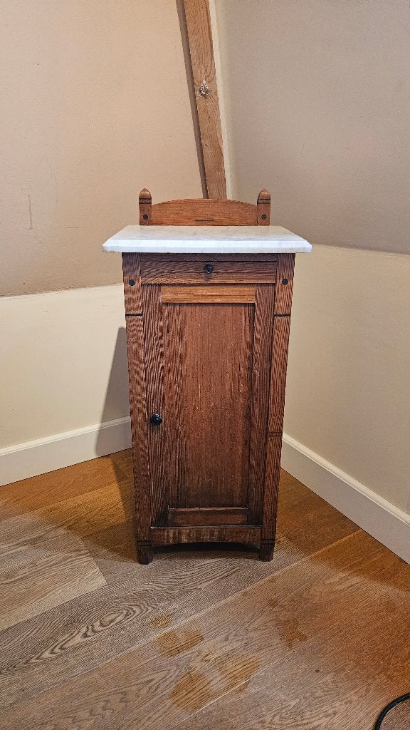 Set van 2 vintage nachtkastjes, Huis en Inrichting, Minder dan 45 cm, Ophalen of Verzenden, Zo goed als nieuw, 70 cm of meer