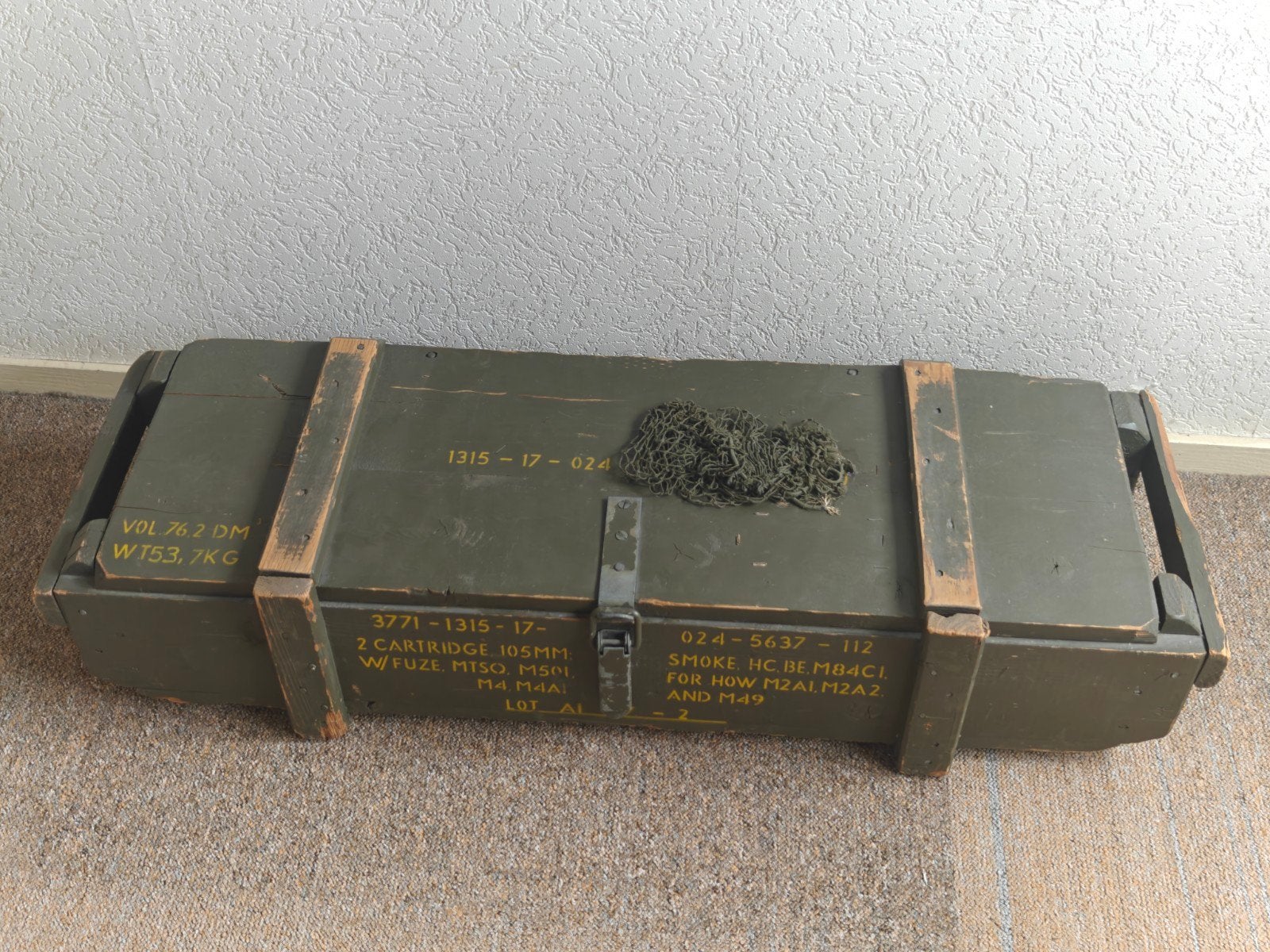 Munitie kist erg uniek, Ophalen, Landmacht, Nederland, Kist of Geocache