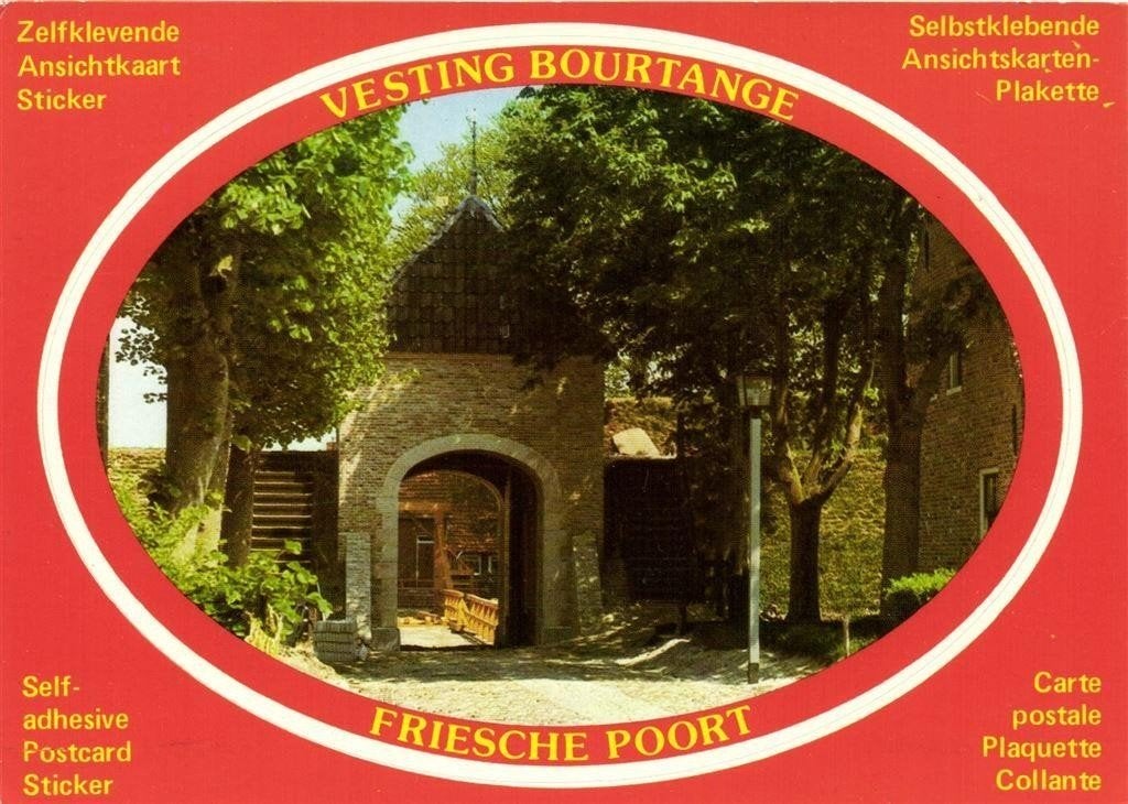 Vesting Bourtange - Friesche Poort - 1980 gelopen, Verzamelen, Ophalen of Verzenden, 1980 tot heden, Gelopen, Groningen