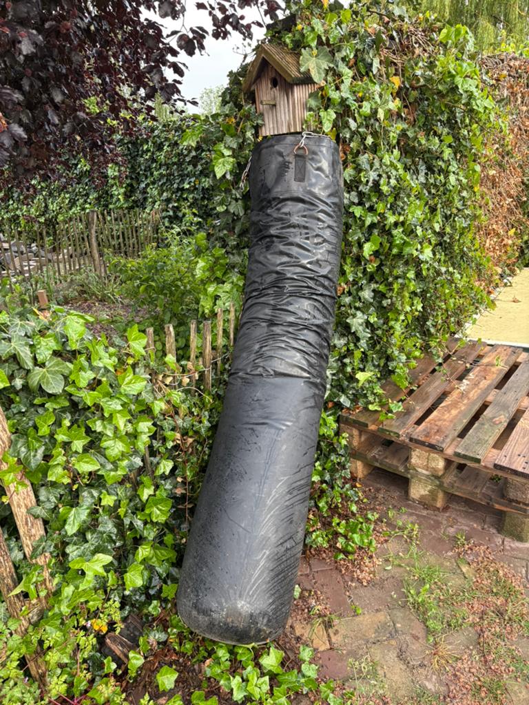 Boksbal met beugel, Ophalen, Boksbal