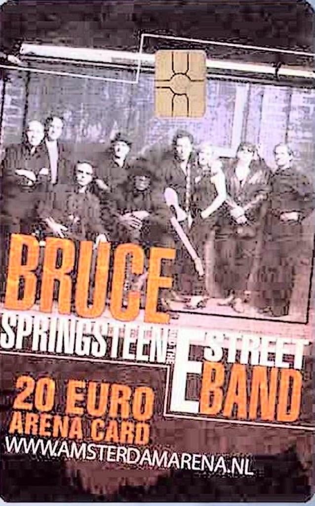 ArenA kaart A096 Bruce Springsteen EStreet Band gebruikt, Ophalen of Verzenden, Nederland