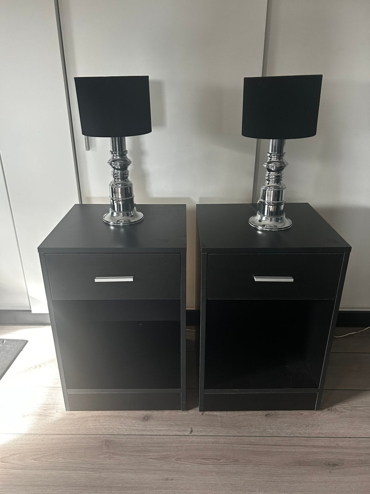 Nachtkastjes te koop 2 stuks eric kuster style, Ophalen, Zo goed als nieuw, Minder dan 45 cm, Minder dan 55 cm