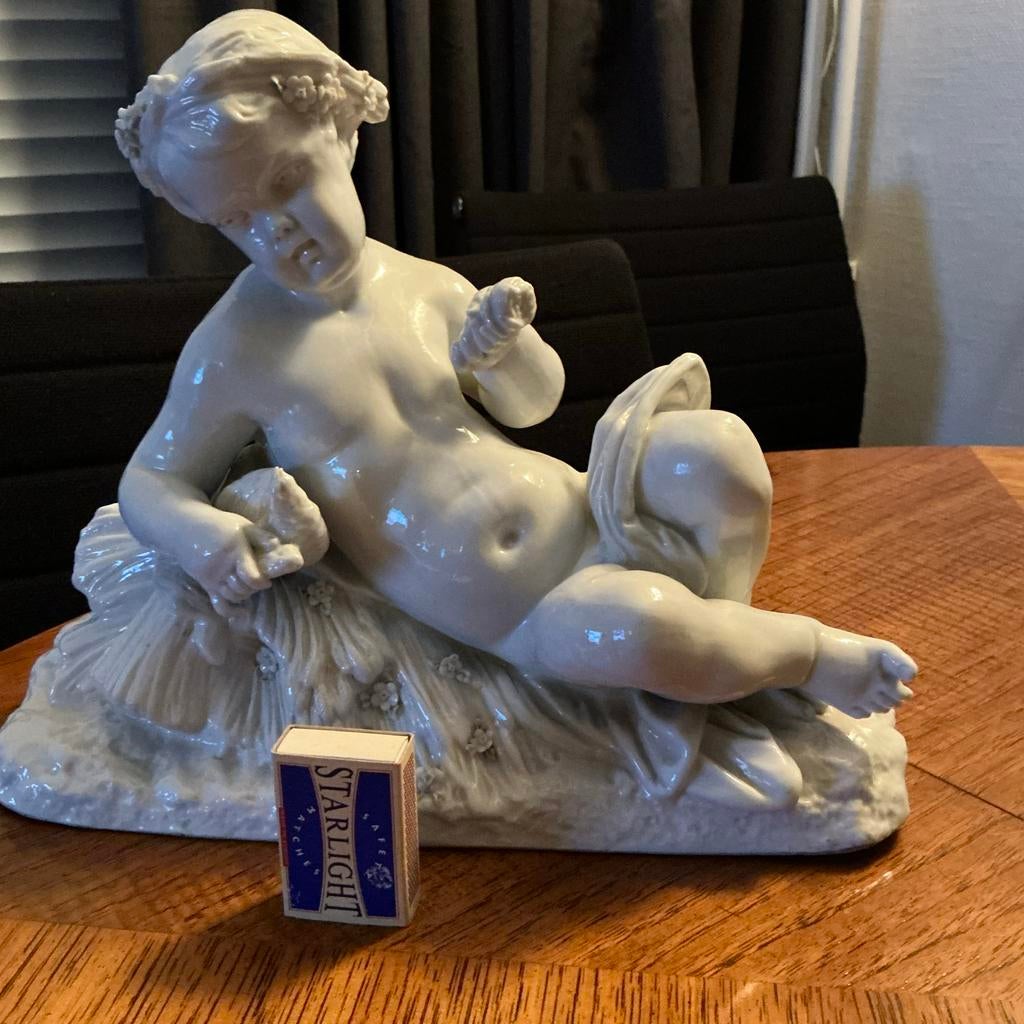 Zeldzaam Capodimonte Putti Beeld uit Italië/Monaco, Verzenden