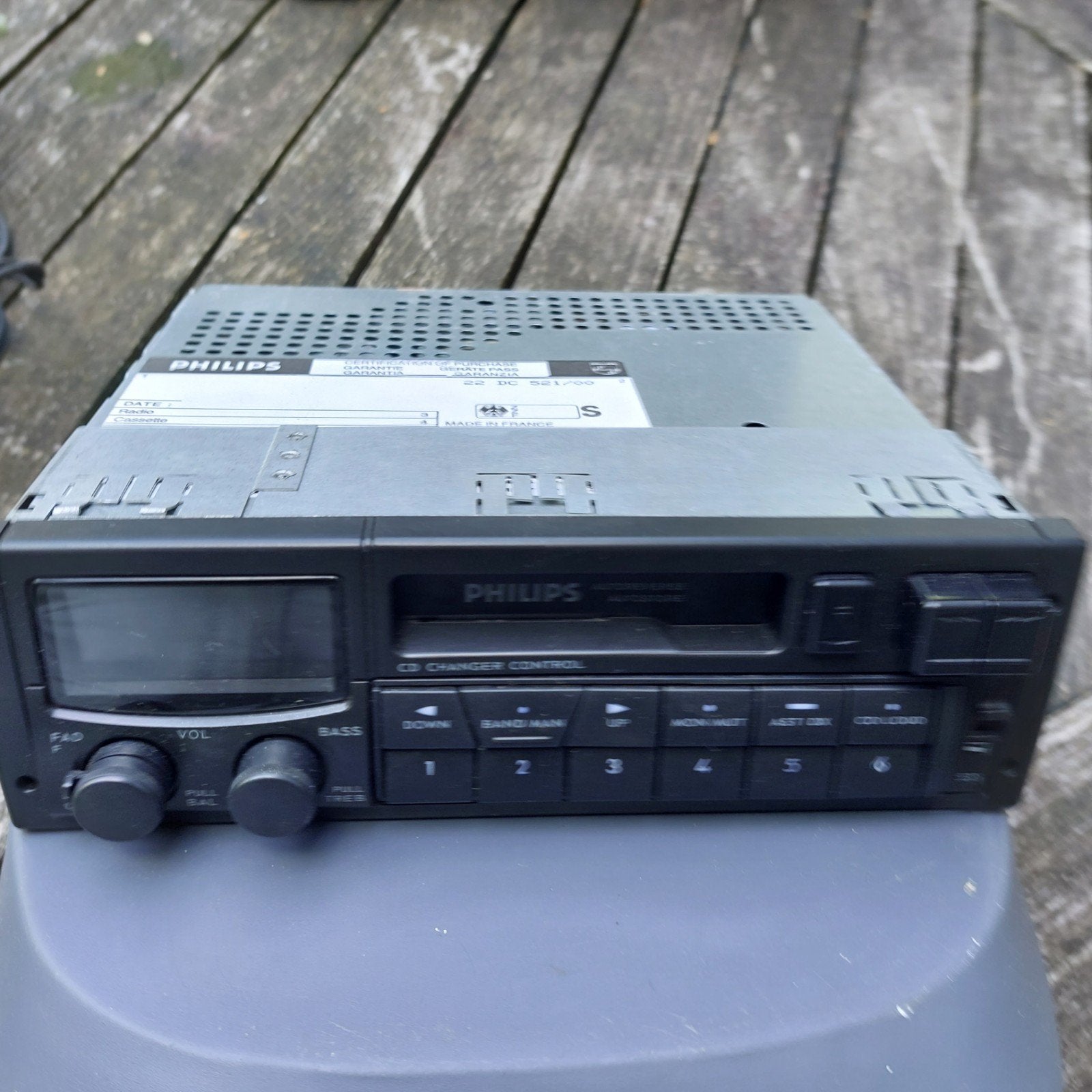 autoradio's Philips 2 stuks met afspeel cassettebandjes, Ophalen, Gebruikt