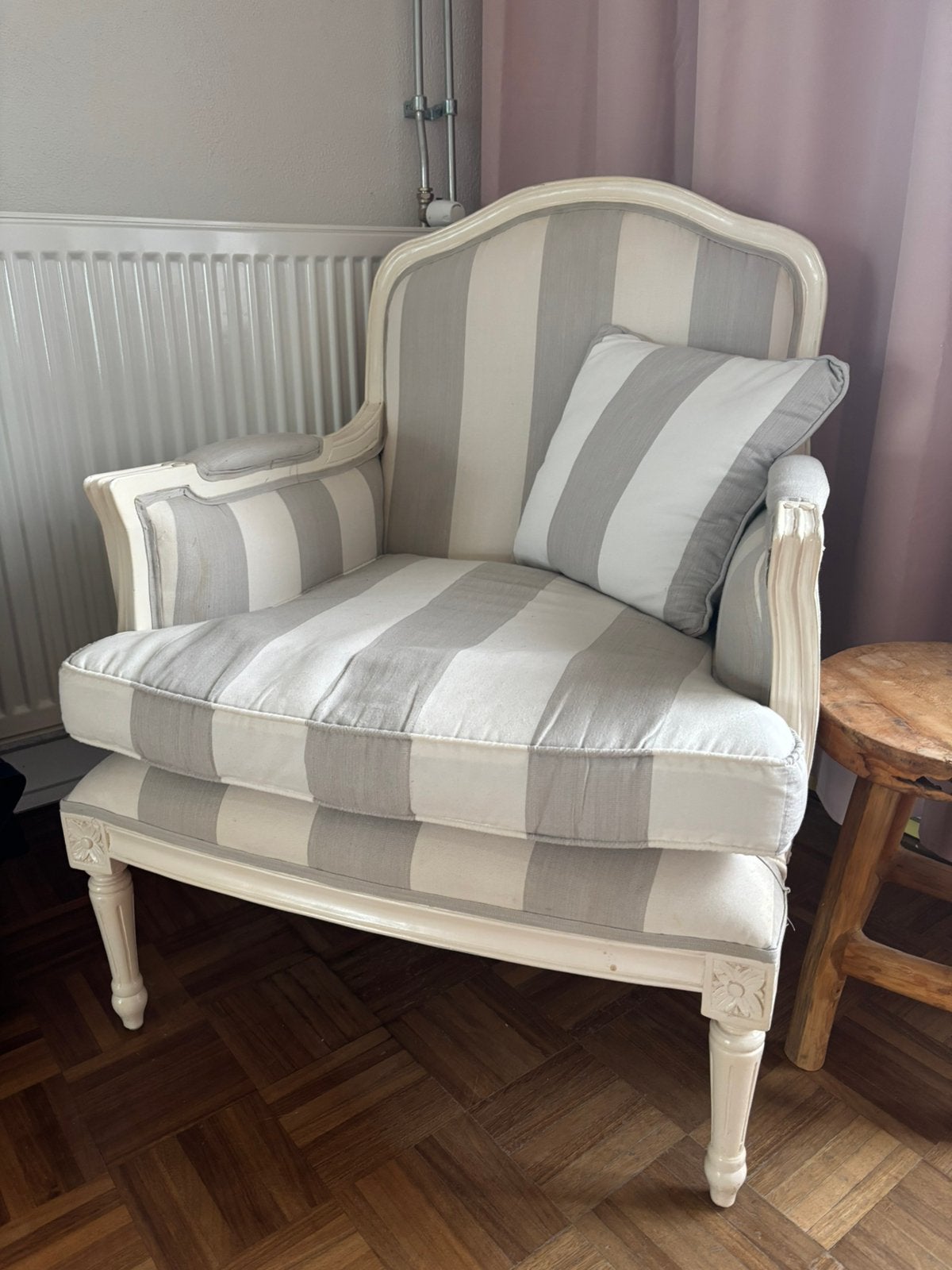 Fauteuil Rivièra Maison 2x, Ophalen, Overige materialen, Gebruikt, 75 tot 100 cm