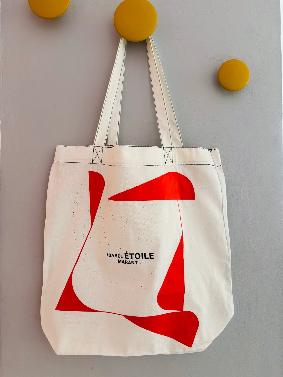 Originele Isabel Marant tote bag - Zo goed als nieuw, Ophalen of Verzenden, Zo goed als nieuw, Wit, Shopper