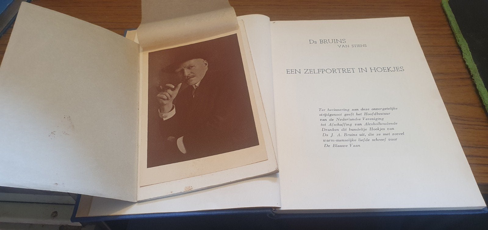 Ds Bruins van Stiens Een zelfportret in hoekjes - 1948, Ophalen of Verzenden, Gelezen, Hoofdbestuur Ned Ver Afschaff Alc Dranken