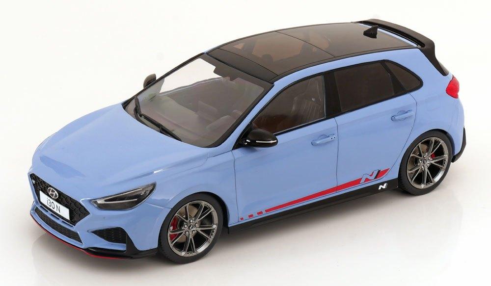 Hyundai i30 N 2021 Lichtblauw (Performance Blue) 1-18 MCG, Overige merken, Auto, Www.mcgmodels.de, Info@speidel.de
