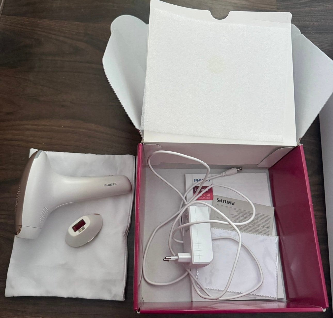 Philips Lumea Advanced BRI921/00 IPL – Zo goed als nieuw, Ophalen of Verzenden, Zo goed als nieuw, Zwart, Handen en Nagels