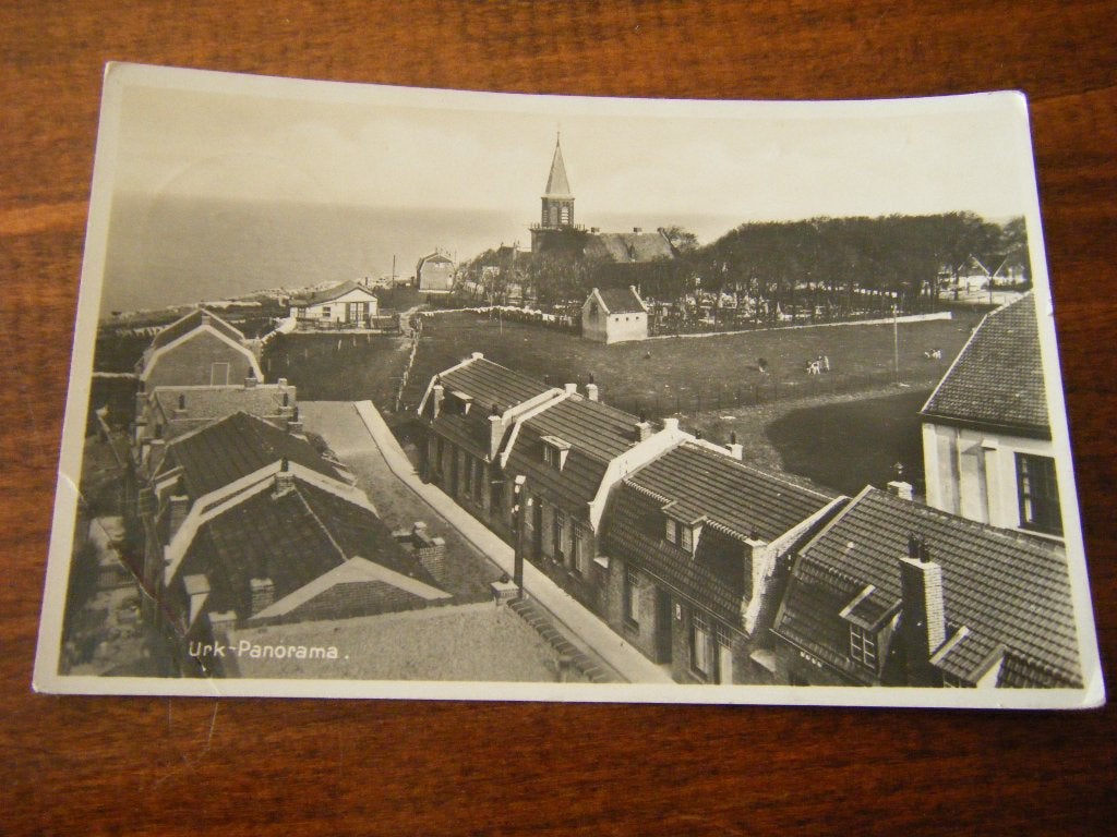 F41 - Urk - Luchtfoto - 1934 - Oud, Ophalen of Verzenden, 1920 tot 1940, Flevoland