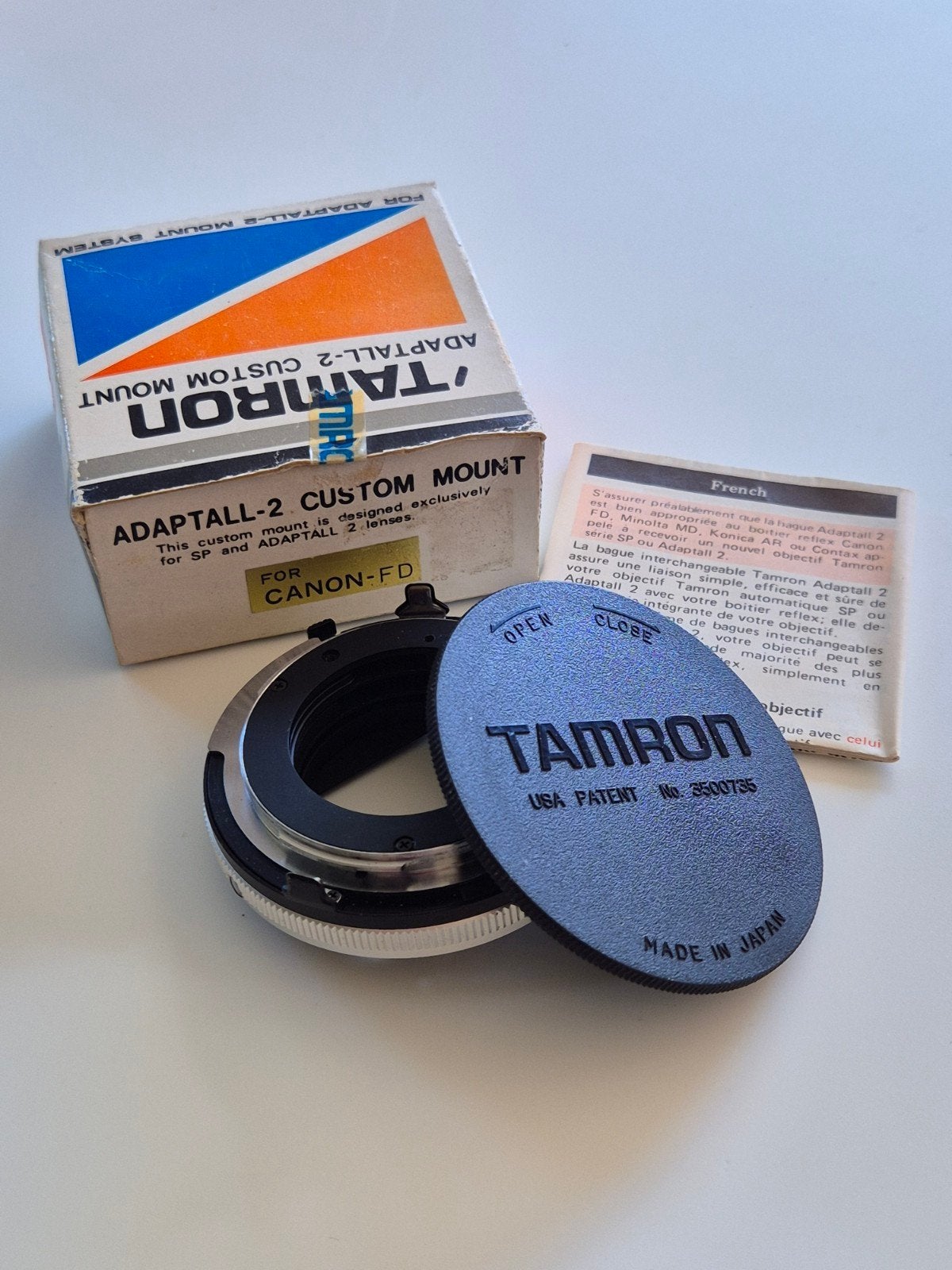 Tamron Adaptall-2 Custom Mount voor Canon FD, Info@tamron.jp, Ophalen of Verzenden, Tamron Co., Ltd., 1385, Hasunuma, Minuma-ku, Saitama-shi, Saitama 337-8572, Japan