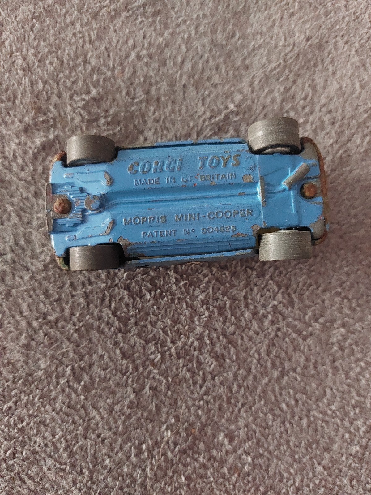 Vintage Corgi Toys Morris Mini-Cooper Racing Team, Ophalen of Verzenden, Gebruikt