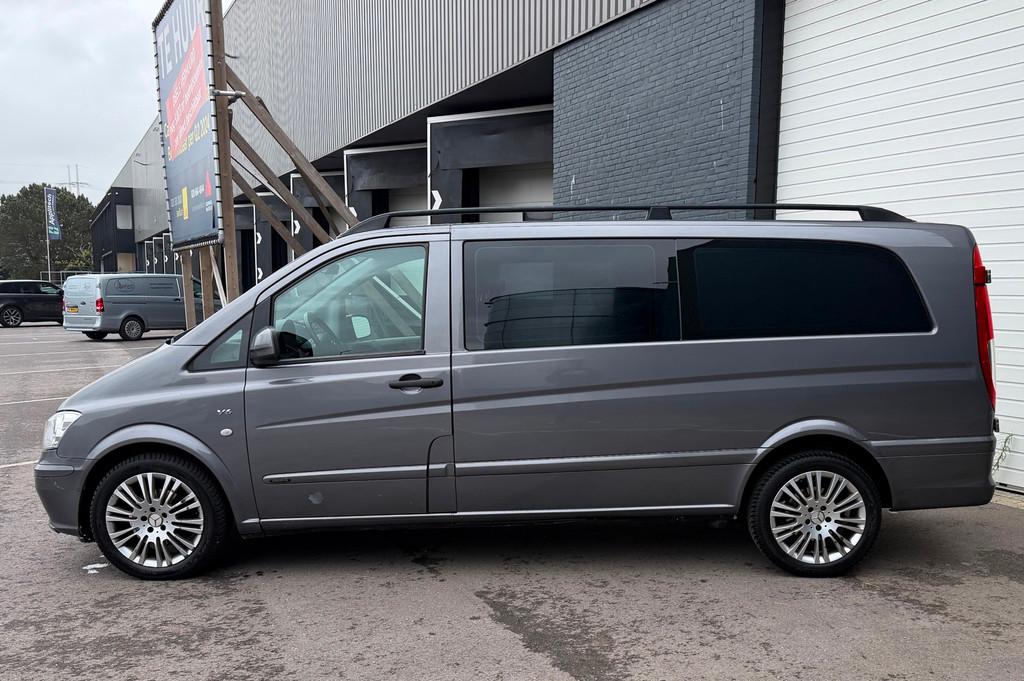 Mercedes-Benz Vito 122 CDI 343 DC Luxe V6 AUTOMAAT/BTW/CRUIS, Automaat, Euro 5, Gebruikt, Zwart