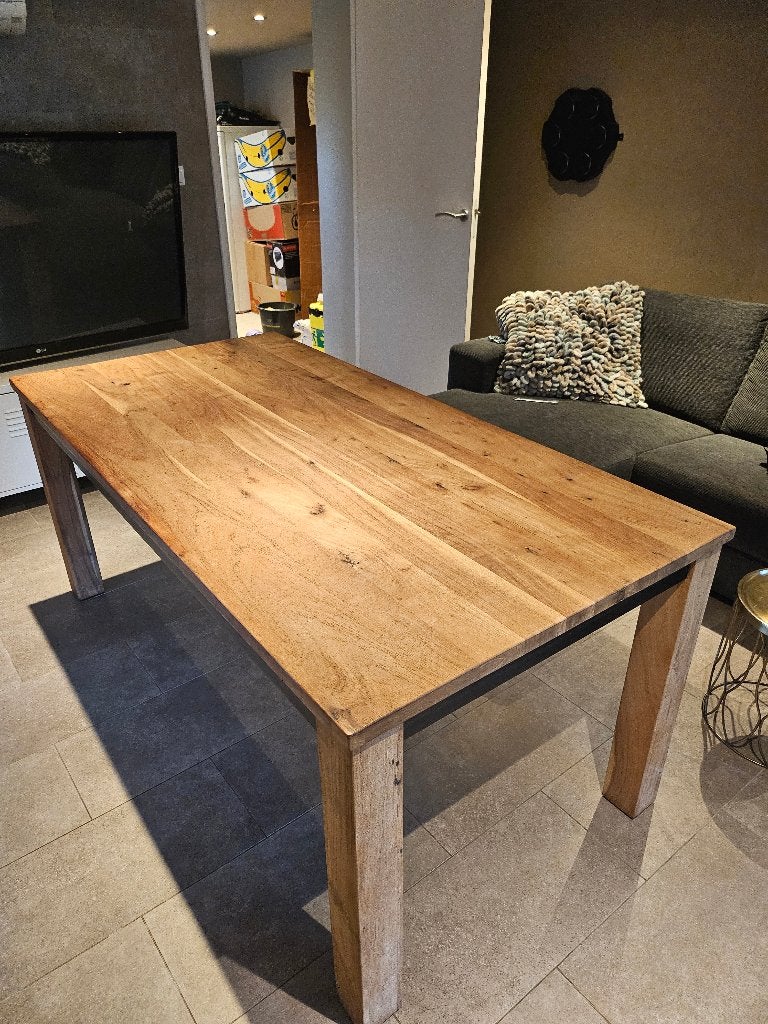 Eettafel, Huis en Inrichting, Ophalen, Gebruikt, 50 tot 100 cm, Vijf personen of meer