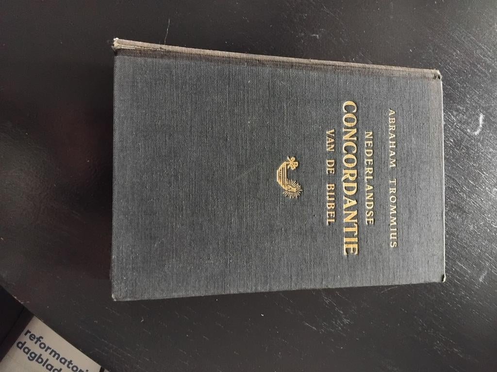 Concordantie  van de Bijbel,abraham trommius, Boeken, Ophalen of Verzenden, Overige uitgevers