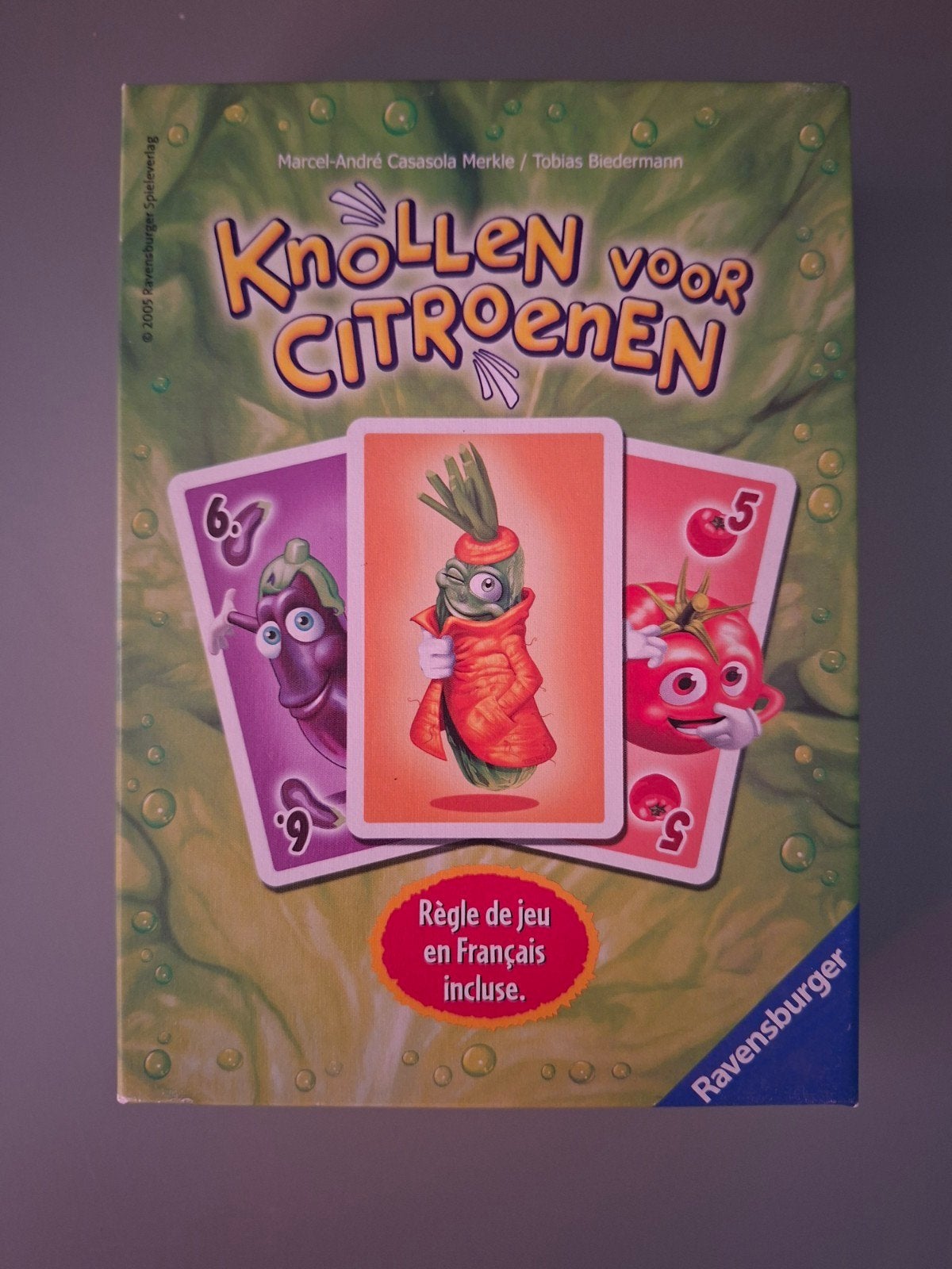 Knollen voor Citroenen - Ravensburger kaartspel, Ophalen of Verzenden, Gebruikt, Ravensburger