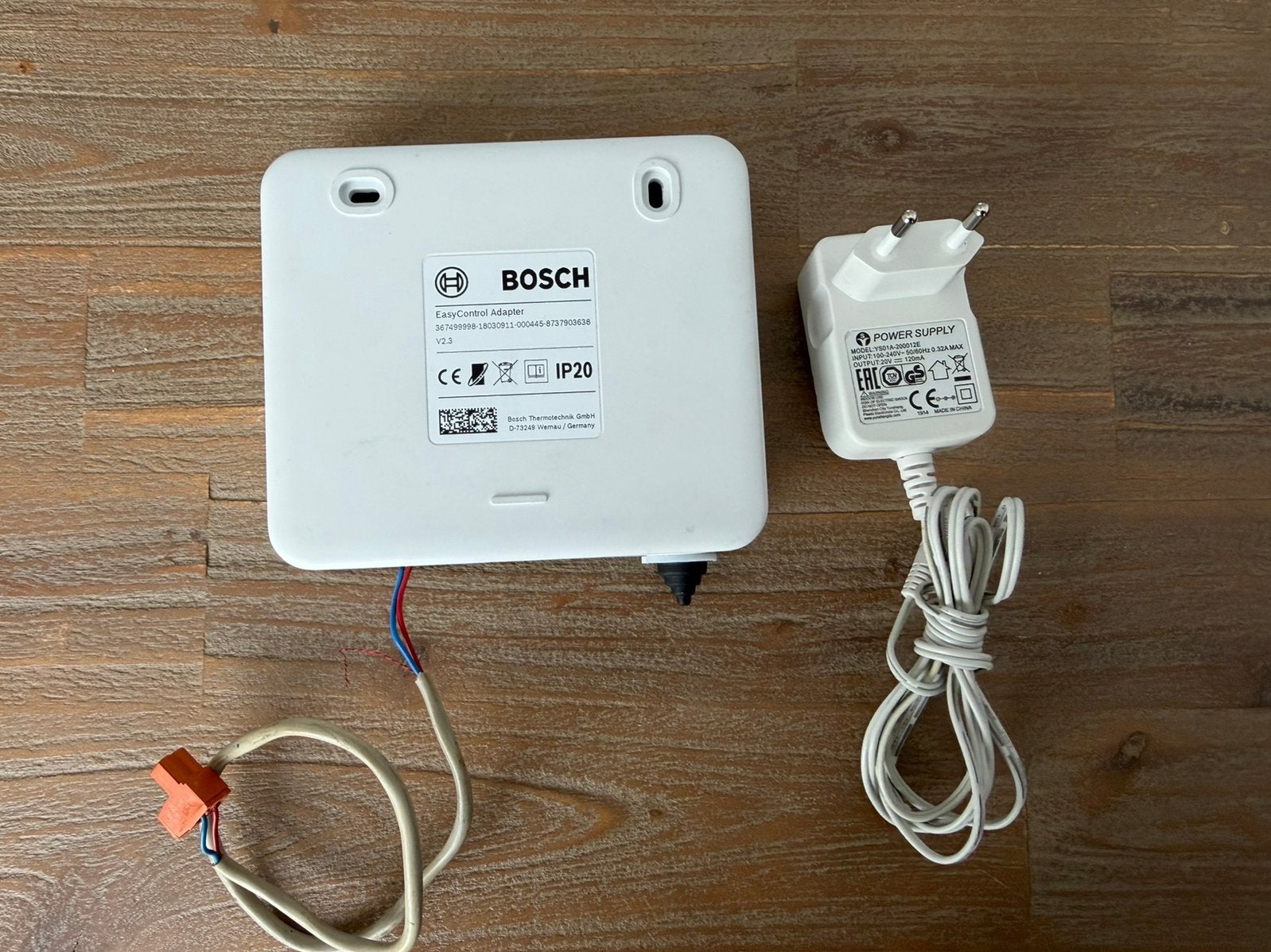 Bosch EasyControl Adapter V2.3 incl. voeding – OpenTherm, Doe-het-zelf en Verbouw, Thermostaat, Minder dan 30 cm, Minder dan 60 cm