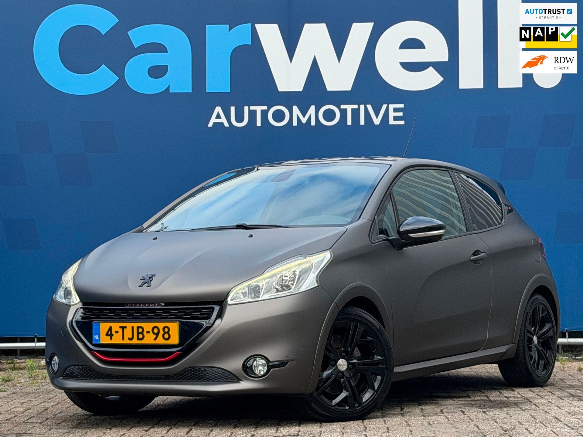 Peugeot 208 1.6 THP GTi|6Bak 200PK|1e Eigenaar|Stoelvw|Leder, Auto's, Voorwielaandrijving, Euro 5, Gebruikt, Zwart