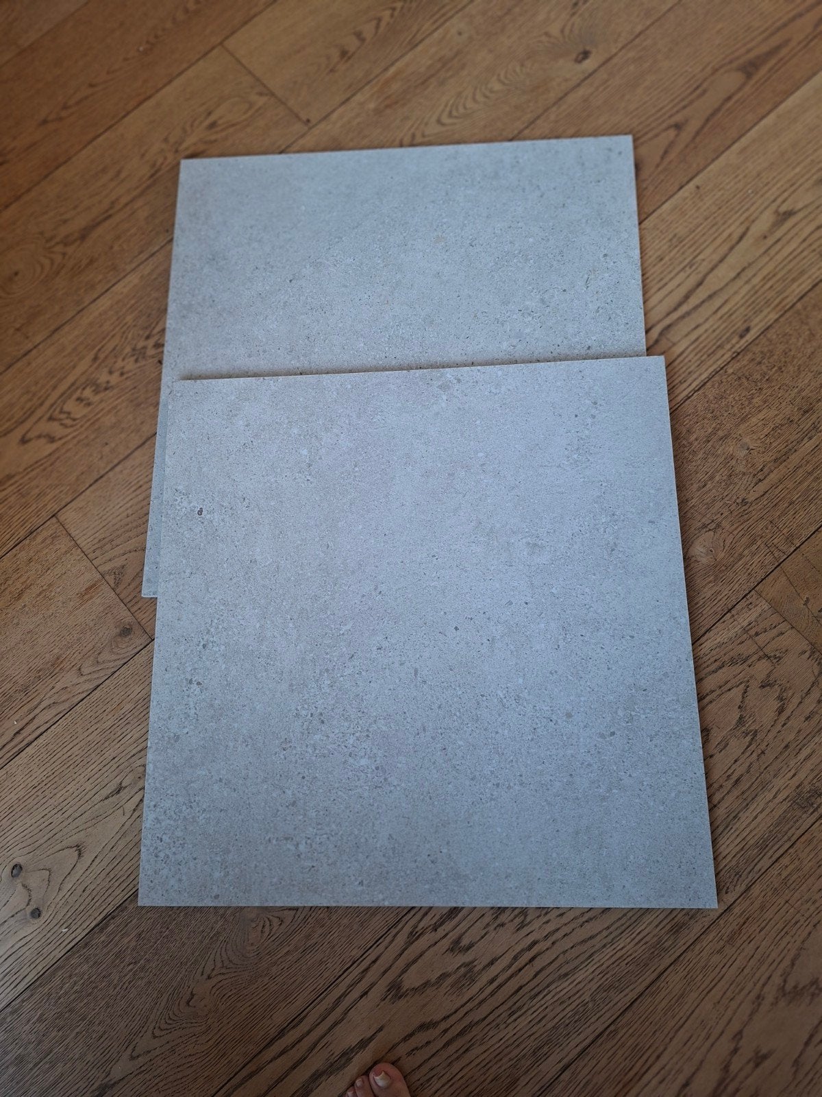 60x60 tegels zandkleur/grijs, Ophalen