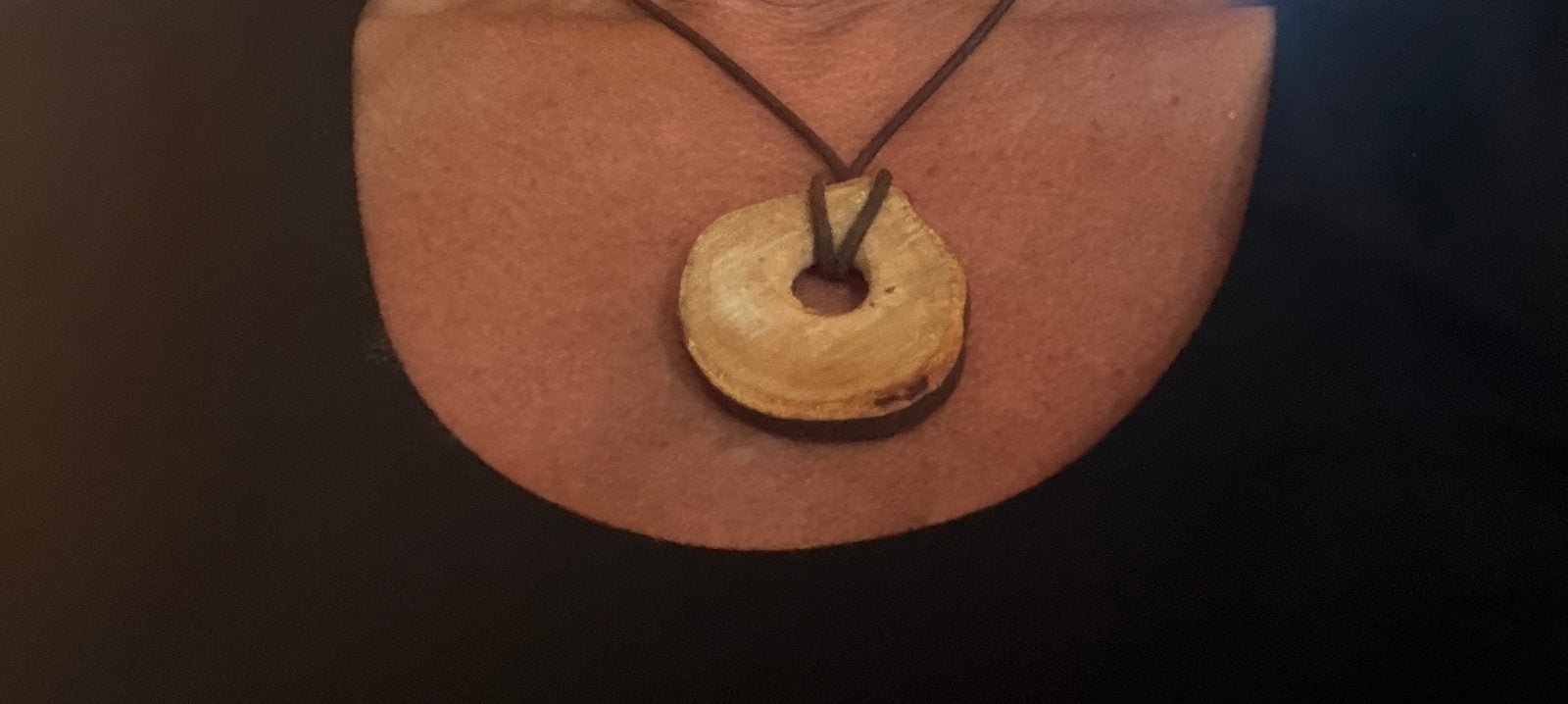 Beuken kettinghanger, Ophalen of Verzenden, Zo goed als nieuw, Zilver, Overige materialen
