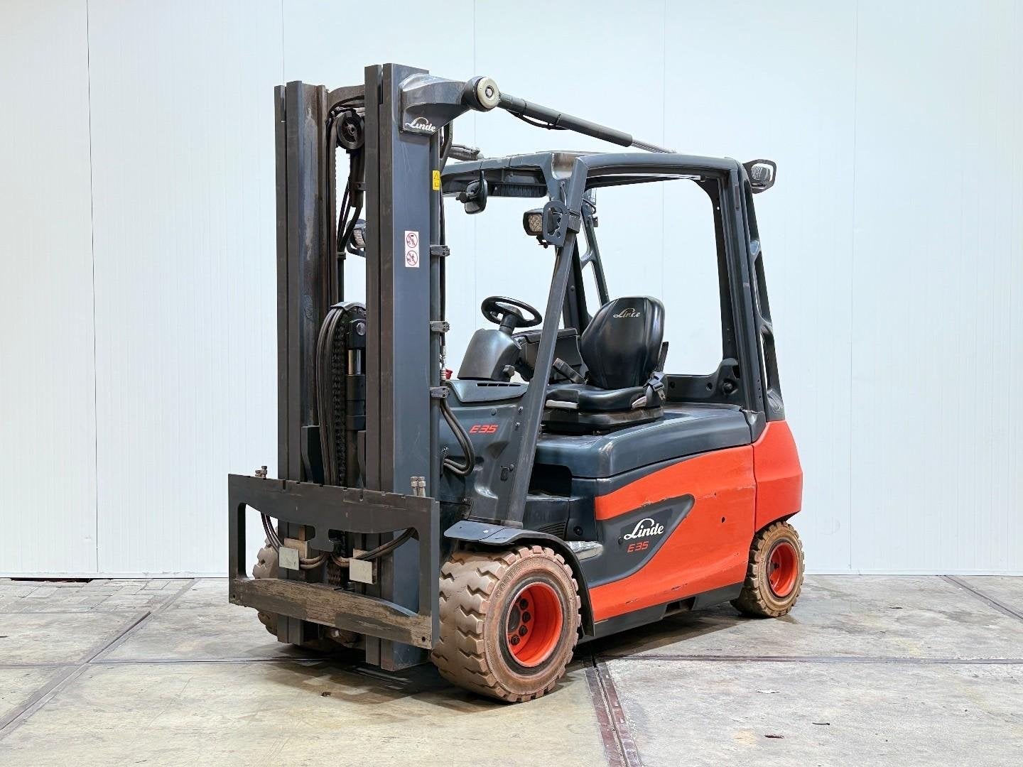 Linde E35 L triplex 4,8M 4x ventiel 3500KG 2019 Accu 2022 HL, 3000 tot 4000 kg, Elektrisch, Heftruck, Linde