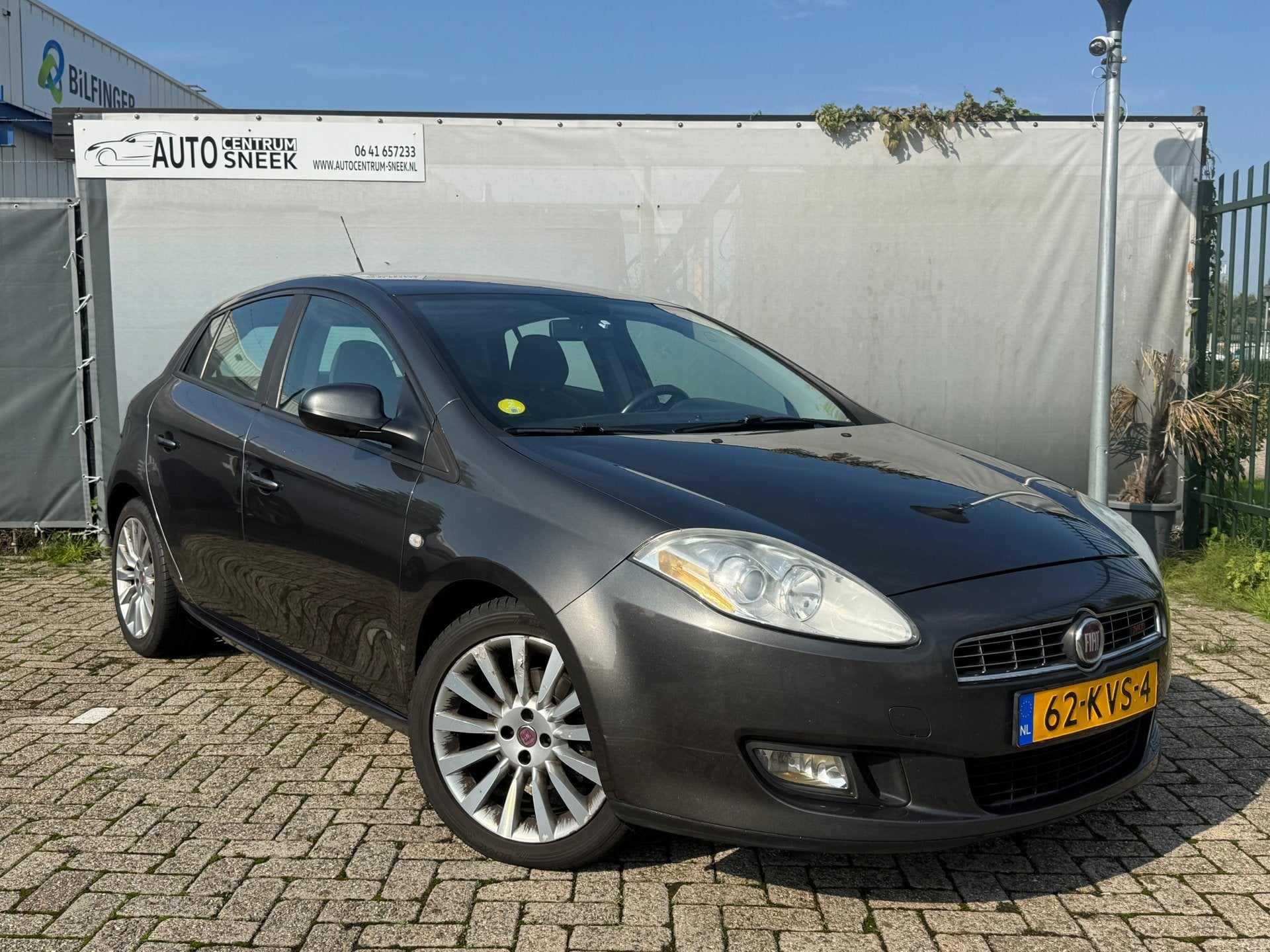 Fiat Bravo 1.4 T-Jet Corporate - NWE APK - Clima - Cruise, Auto's, Voorwielaandrijving, Stof, Gebruikt, Zwart