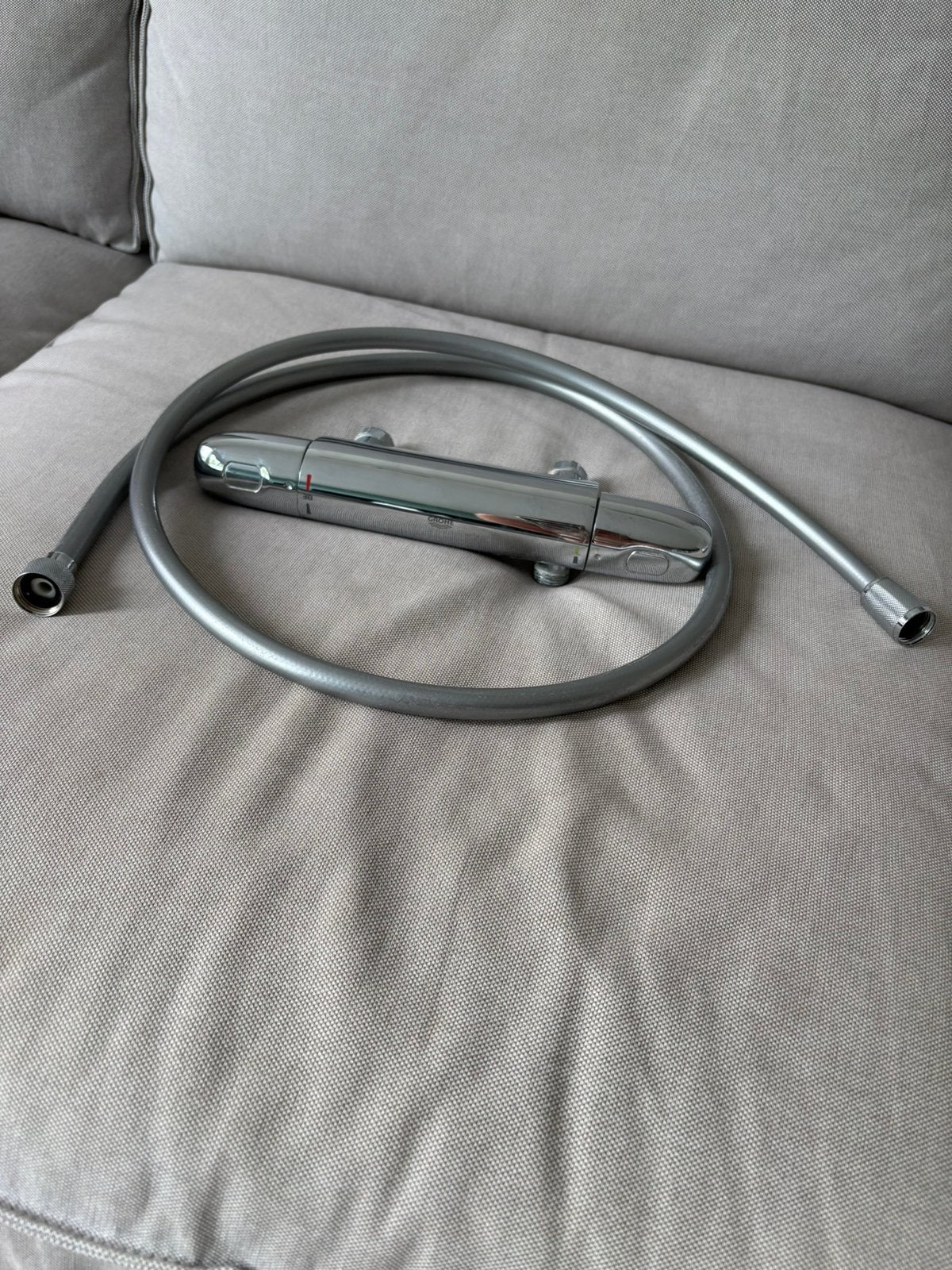 Grohe thermostaatkraan met doucheslang en douchekop, Ophalen, Zo goed als nieuw, Douche