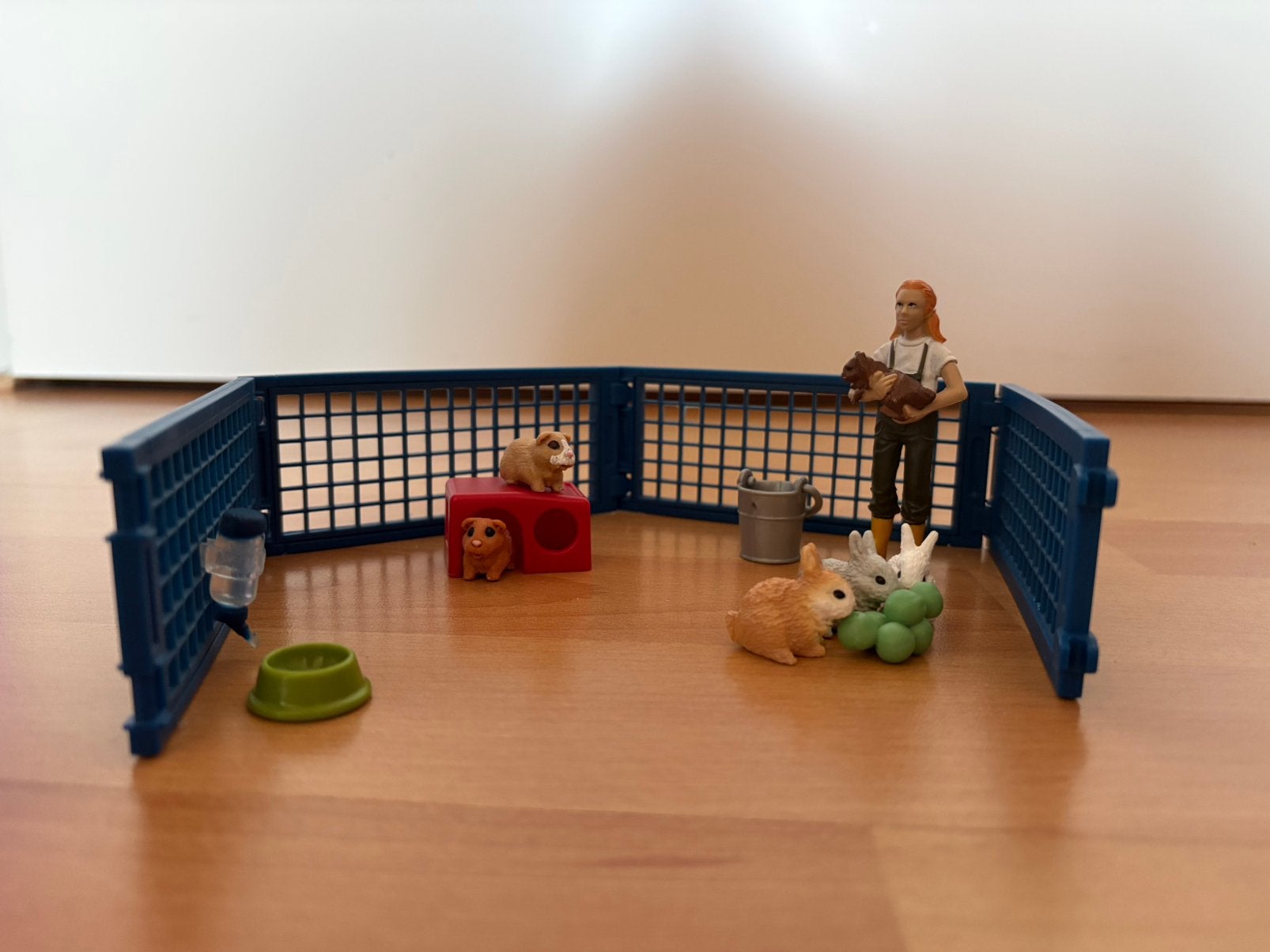 Schleich cavia konijnen tehuis, Ophalen of Verzenden, Zo goed als nieuw