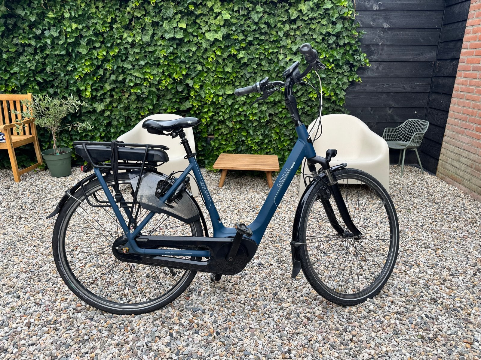 Gazelle Orange C7+ elektrische fiets met 500Wh accu, Ophalen, Gebruikt, 51 tot 55 cm, 50 km per accu of meer