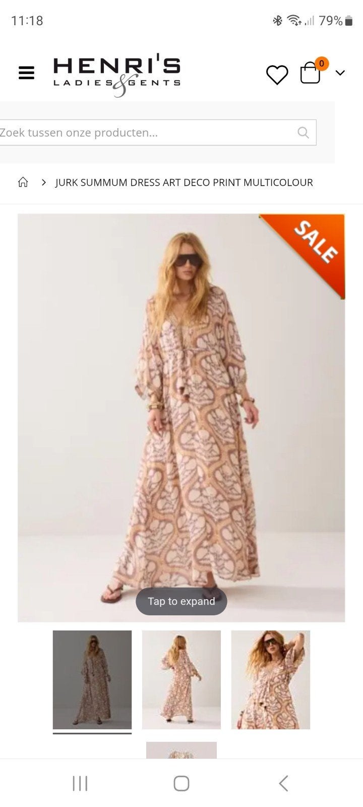 gezocht lange jurk summum maat 42, Kleding | Dames, Jurken, Ophalen of Verzenden, Zo goed als nieuw, Maat 42/44 (L), Onder de knie