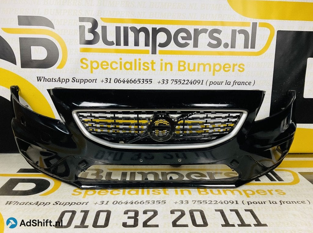 Bumper Volvo V40 R-Design + Grill Voorbumper 1-E7-3373, Bumper