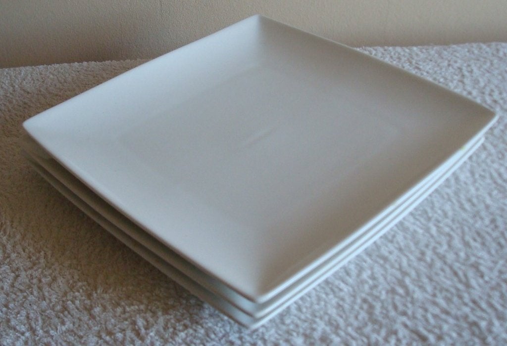 3 originele Yong Squito diner borden 26 x 26 cm, Verzenden, Aardewerk, Overige stijlen, Bord(en)