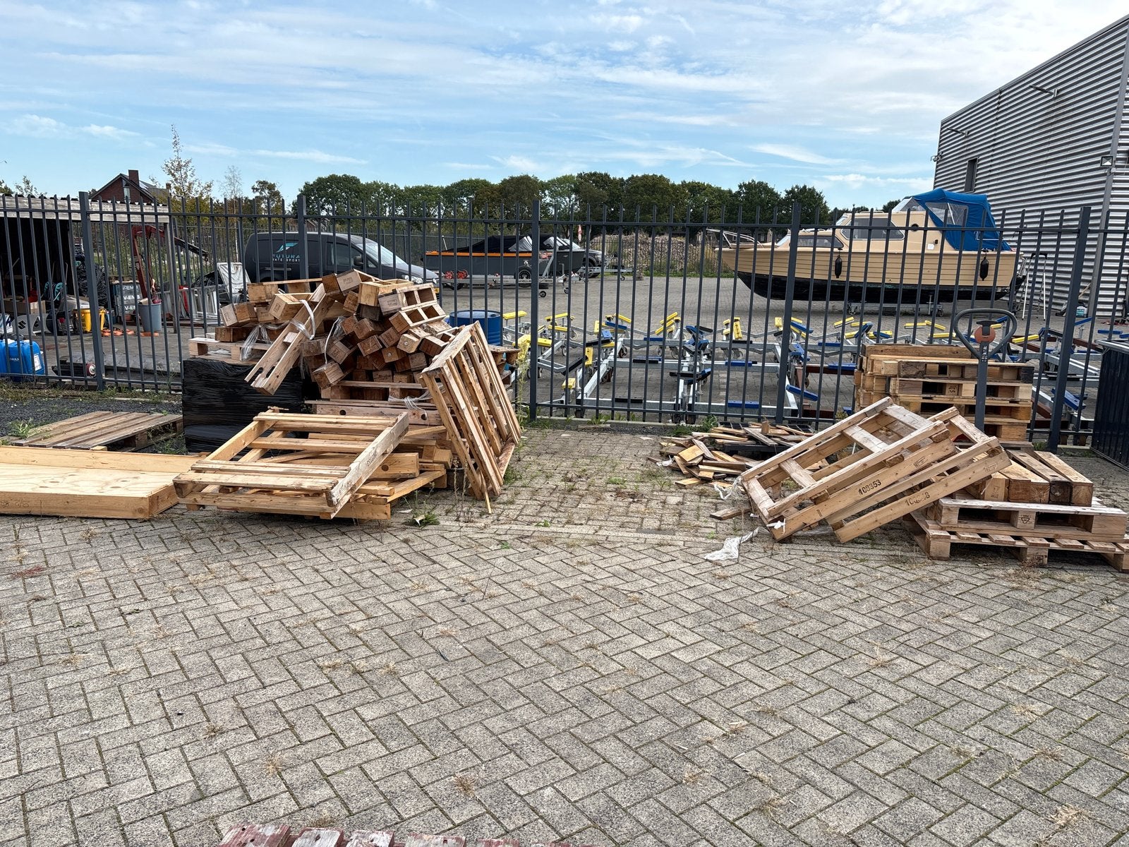 Pallethout afvalhout voor in de kachel - Ophalen in Cuijk, Ophalen, Gebruikt, Overige houtsoorten, Pallet
